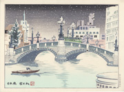 Nihonbashi from the series Four Seasons of Tokyo
